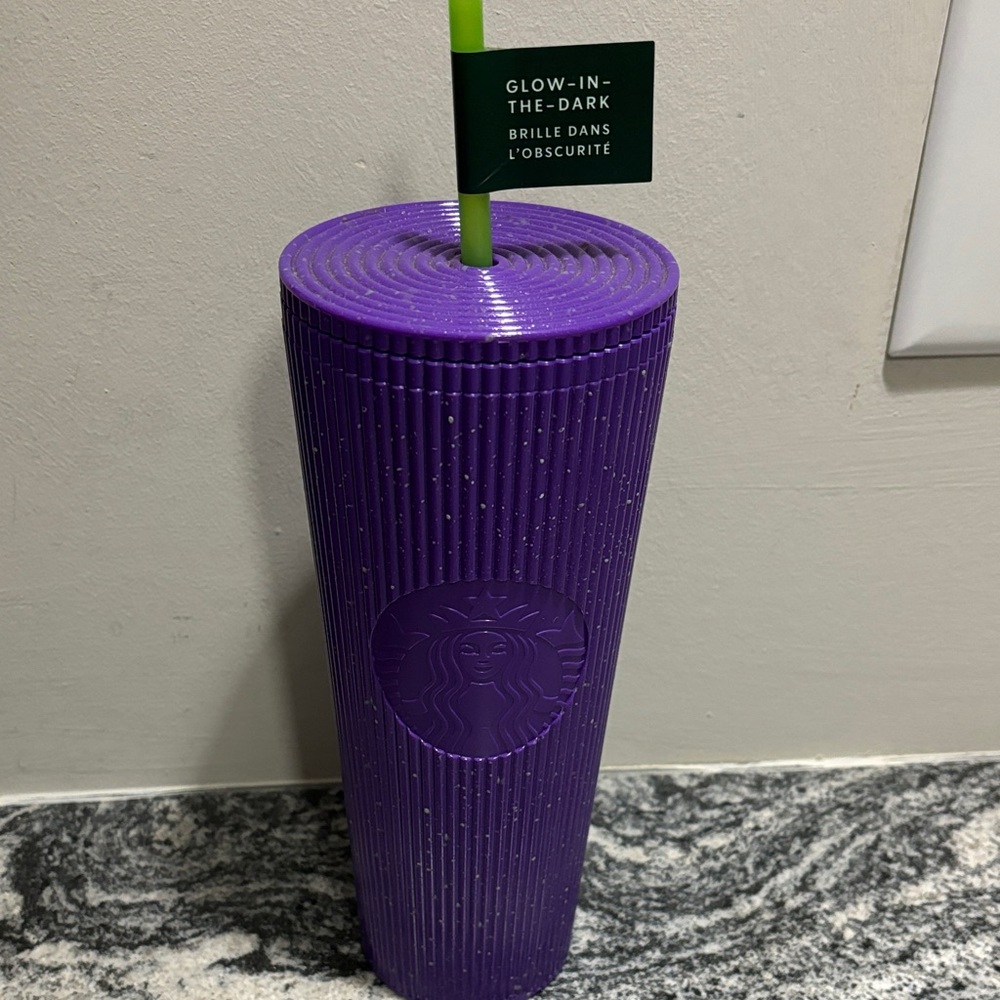Starbucks Glow-In-The-Dark Purple Tumbler